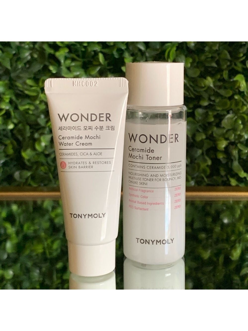 TonyMoly WONDER Ceramide Mochi Toner & Mochi Water Cream | NEW | Tony Moly